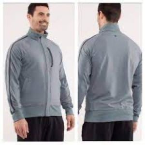Lululemon Kung Fu II Full Zip-Up Track Jacket Gray Men's Size L-XL?